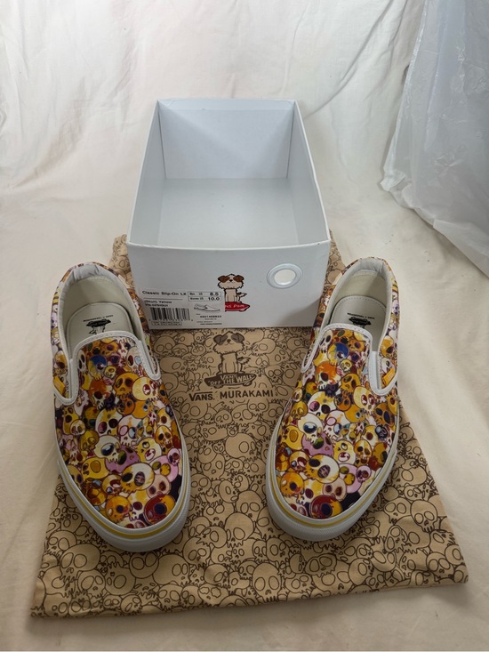 Vans Other - Vans Vault x Takashi Murakami Slip-On Yellow Skull 2015 Mens US 8.5 (half box)